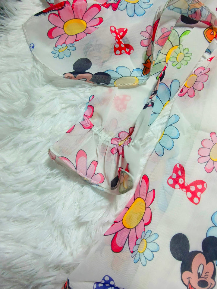 Minnie Mouse & Daisy Duck Top & Denim Jeans