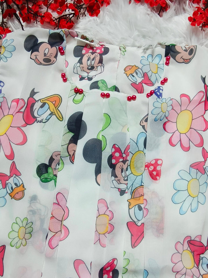 Minnie Mouse & Daisy Duck Top & Denim Jeans
