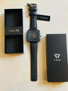 TOMI T-093 Men's Wrist Watch Square Dial