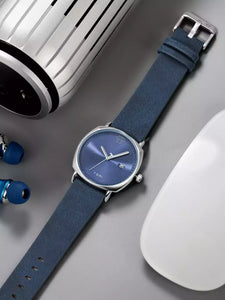 TOMI T-044 Men's Watch Quartz Date Leather Strap